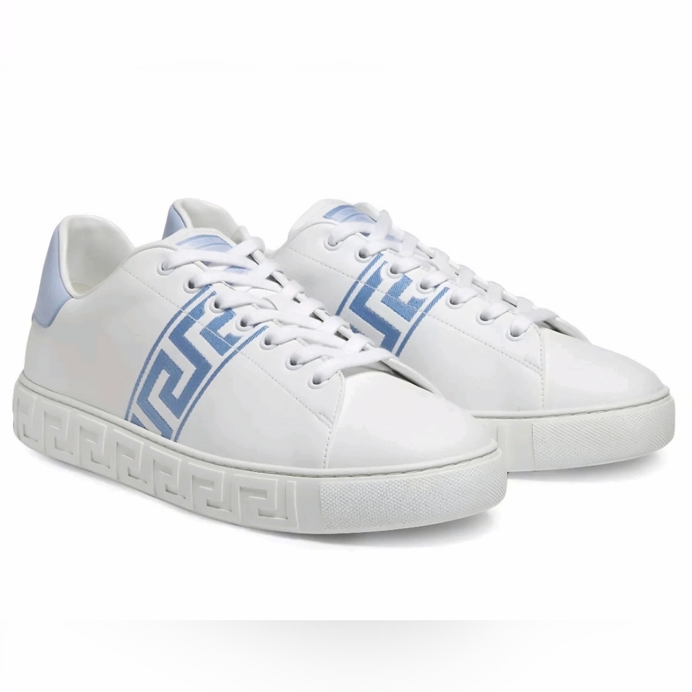Versace Barocco Greca Jacquard (Unisex) Sneakers US EU 40 /US Mens Sz 7 Wmns 9 - Picture 2 of 12